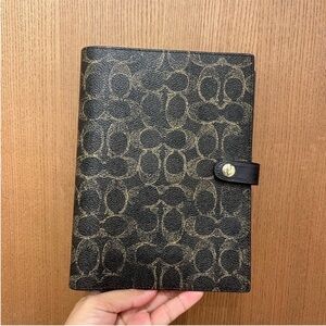 Coach Notebook In Signature Canvas